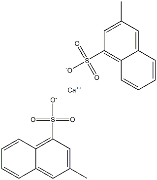Bis(3-methyl-1-naphthalenesulfonic acid)calcium salt Structure