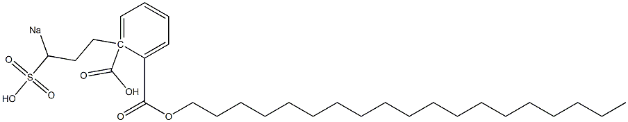 Phthalic acid 1-nonadecyl 2-(3-sodiosulfopropyl) ester 구조식 이미지