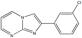 2-(3-Chlorophenyl)imidazo[1,2-a]pyrimidine Structure