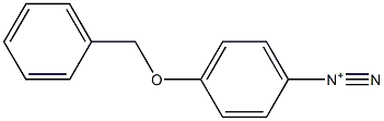 p-Benzyloxybenzenediazonium 구조식 이미지