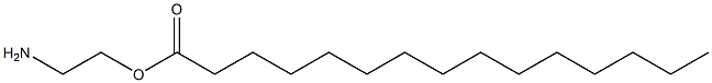 Pentadecanoic acid 2-aminoethyl ester 구조식 이미지