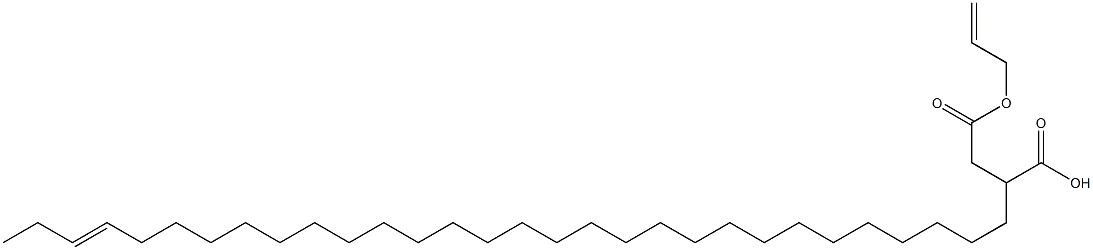 2-(27-Triacontenyl)succinic acid 1-hydrogen 4-allyl ester Structure