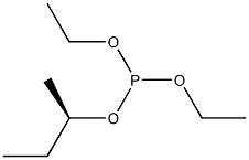 (-)-Phosphorous acid [(R)-sec-butyl]diethyl ester Structure