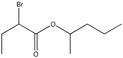 (-)-2-Bromobutyric acid pentan-2-yl ester 구조식 이미지