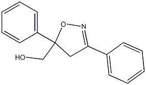 3,5-Diphenyl-4,5-dihydroisoxazole-5-methanol 구조식 이미지