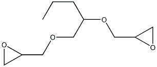 2,2'-[1,2-Pentanediylbis(oxymethylene)]bis(oxirane) Structure