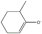 6-Methylcyclohexene-1-olate 구조식 이미지