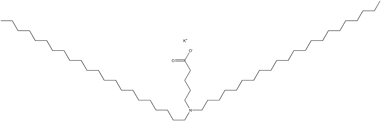 5-(Didocosylamino)valeric acid potassium salt 구조식 이미지