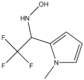 N-[2,2,2-Trifluoro-1-(1-methyl-1H-pyrrol-2-yl)ethyl]hydroxylamine 구조식 이미지