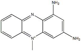 1,3-Diamino-5-methylphenazin-5-ium Structure