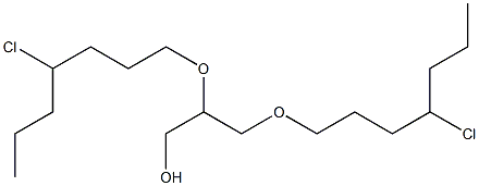 2,3-Bis(4-chloroheptyloxy)-1-propanol Structure