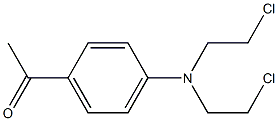 4'-[Bis(2-chloroethyl)amino]acetophenone Structure