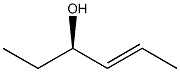 [R,(-)]-4-Hexene-3-ol 구조식 이미지
