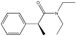 [S,(+)]-N,N-Diethyl-2-phenylpropionamide 구조식 이미지