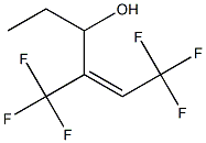 (E)-1-Ethyl-2-(trifluoromethyl)-4,4,4-trifluoro-2-buten-1-ol Structure