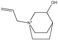 1-(2-Propenyl)-3-hydroxyquinuclidinium Structure