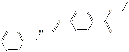4-[3-Benzyl-1-triazenyl]benzoic acid ethyl ester 구조식 이미지