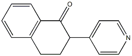 2-(4-Pyridinyl)-3,4-dihydronaphthalen-1(2H)-one Structure