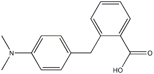 o-[p-(Dimethylamino)benzyl]benzoic acid Structure
