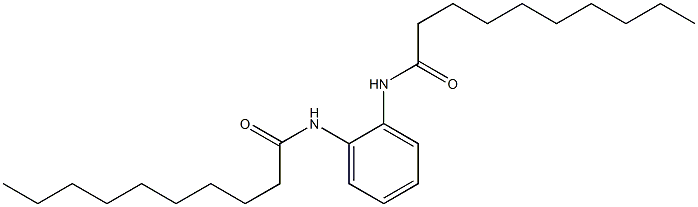 N,N'-Bisdecanoyl-o-phenylenediamine 구조식 이미지