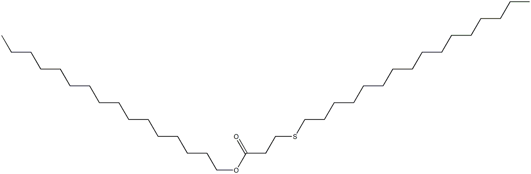 3-(Hexadecylthio)propionic acid hexadecyl ester Structure