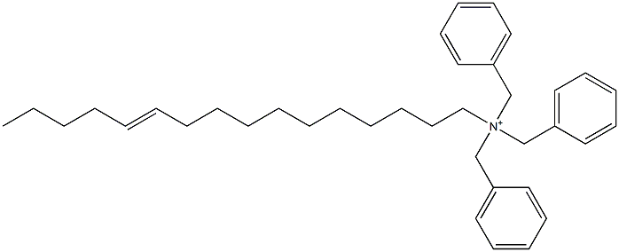 (11-Hexadecenyl)tribenzylaminium Structure