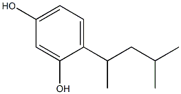 2-(2,4-Dihydroxyphenyl)-4-methylpentane 구조식 이미지