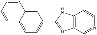 2-(2-Naphtyl)-1H-imidazo[4,5-c]pyridine 구조식 이미지