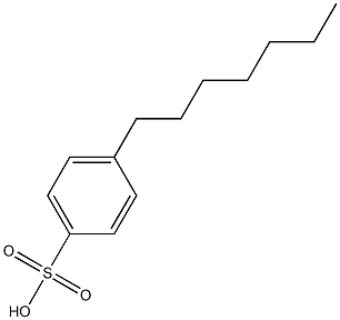 4-Heptylbenzenesulfonic acid Structure