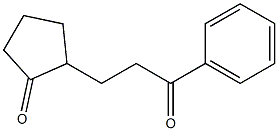 1-Phenyl-3-(2-oxocyclopentyl)-1-propanone 구조식 이미지