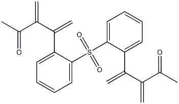 [3-Oxo-1,2-bis(methylene)butyl]phenyl sulfone 구조식 이미지