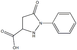 5-Oxo-1-phenyl-3-pyrazolidinecarboxylic acid 구조식 이미지