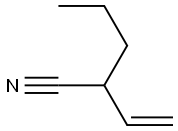 2-Propyl-3-butenenitrile Structure