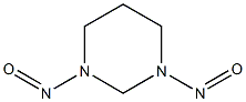 1,3-Dinitrosohexahydropyrimidine 구조식 이미지