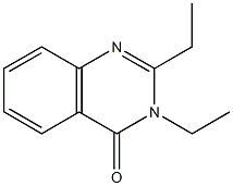 2,3-Diethyl-3,4-dihydroquinazoline-4-one 구조식 이미지