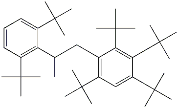 1-(2,3,4,6-Tetra-tert-butylphenyl)-2-(2,6-di-tert-butylphenyl)propane 구조식 이미지