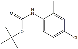 N-(tert-Butyloxycarbonyl)-2-methyl-4-chloroaniline 구조식 이미지