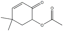4-Acetoxy-6,6-dimethyl-1-cyclohexen-3-one 구조식 이미지