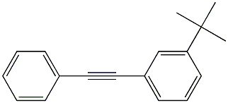 1-Phenyl-2-(3-tert-butylphenyl)ethyne Structure