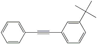 1-Phenyl-2-(3-tert-butylphenyl)ethyne 구조식 이미지