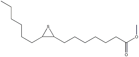 8,9-Epithiopentadecanoic acid methyl ester 구조식 이미지