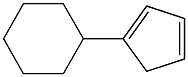 (1,3-Cyclopentadiene-1-yl)cyclohexane 구조식 이미지