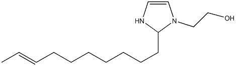 2-(8-Decenyl)-4-imidazoline-1-ethanol Structure