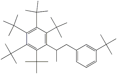 2-(Penta-tert-butylphenyl)-1-(3-tert-butylphenyl)propane Structure