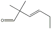 2,2-Dimethyl-3-hexenal Structure
