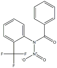 N-Nitro-N-(2-trifluoromethylphenyl)benzamide Structure