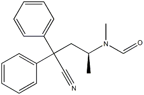 (+)-N-[(S)-3-Cyano-1-methyl-3,3-diphenylpropyl]-N-methylformamide Structure