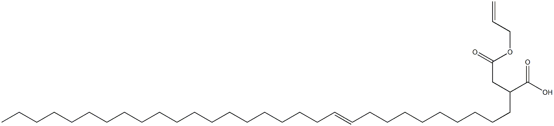 2-(10-Triacontenyl)succinic acid 1-hydrogen 4-allyl ester 구조식 이미지