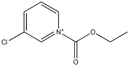 1-(Ethoxycarbonyl)-3-chloropyridin-1-ium Structure