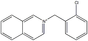 2-(2-Chlorobenzyl)isoquinolin-2-ium Structure